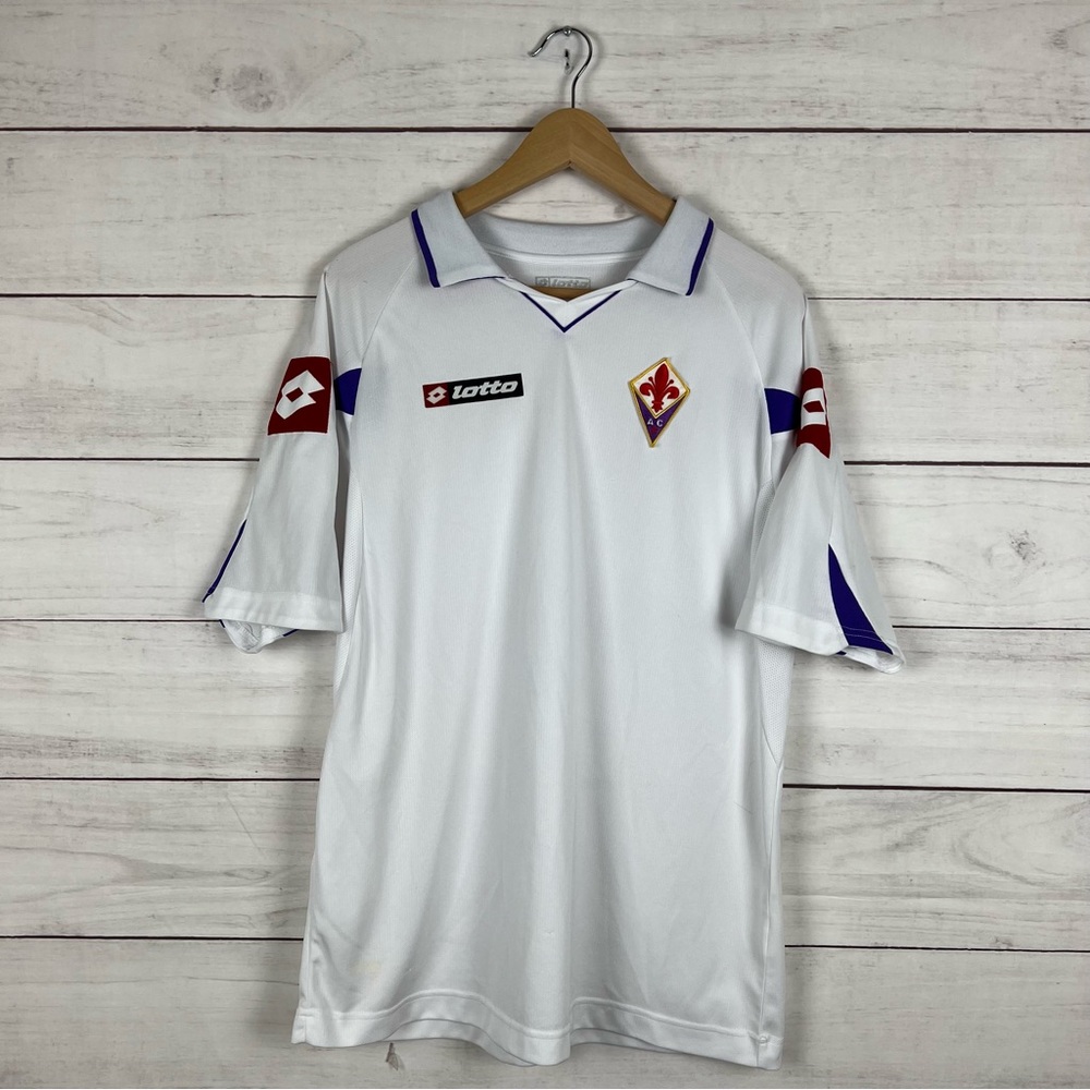 Vintage RARE Fiorentina Italy Soccer Lotto Jersey XL